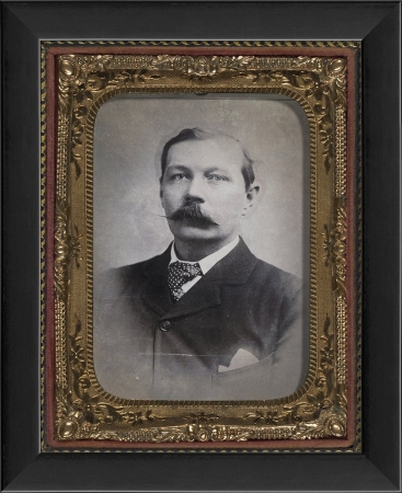 18553 Sir Arthur Conan Doyle Tintype Ready to Hang Artwork