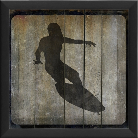18678 Surfer on Block IV Ready to Hang Artwork