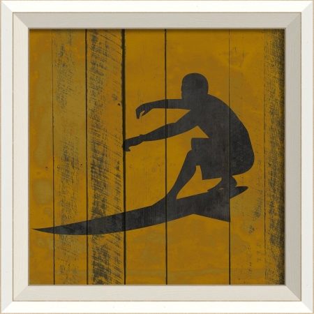 18683 Surfer on Yellow II Ready to Hang Artwork