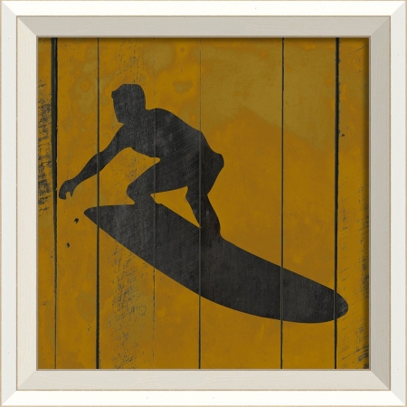 18688 Surfer on Yellow VII Ready to Hang Artwork