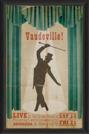 18748 Vaudeville Ready to Hang Artwork