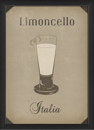 18757 European Drink Limoncello Ready to Hang Artwork