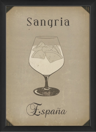 18758 European Drink Sangria Ready to Hang Artwork