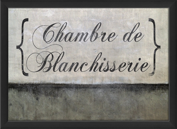18782 Chambre de Blanchisserie Decorative Sign