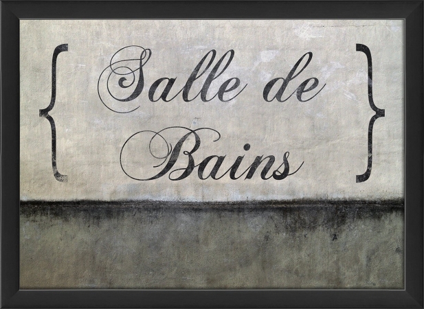 Salle de Bains Decorative Sign