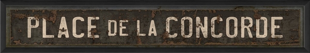 18794 Place de La Concorde Decorative Sign