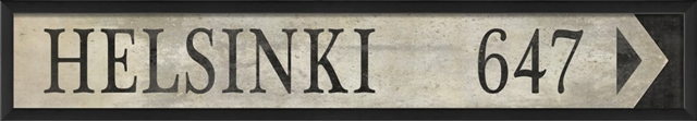 18849 Helsinki Decorative Sign