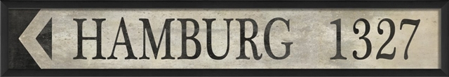 18850 Hamburg Decorative Sign