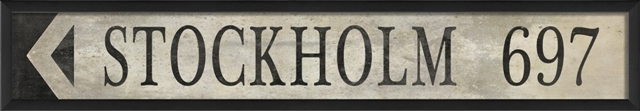 18852 Stockholm Decorative Sign