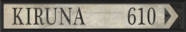 18853 Kiruna Decorative Sign