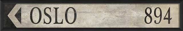 18854 Oslo Decorative Sign