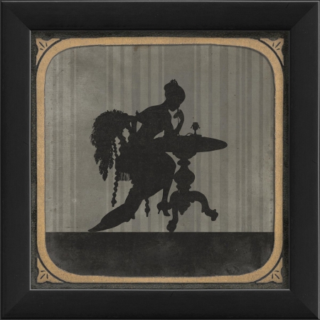 18863 Silhouette on the Tele Ready to Hang Artwork