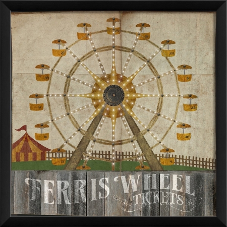 18892 Ferris Wheel Ready to Hang Artwork- White