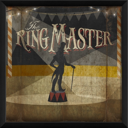 Ringmaster Ready to Hang Artwork- Black