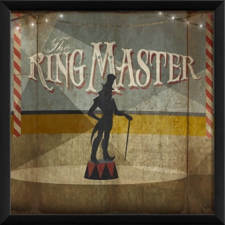 18929 Ringmaster Ready to Hang Artwork- Blue