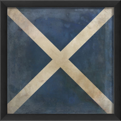 Signal Flag M Framed Graphic Art