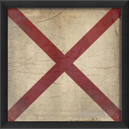 19230 Signal Flag V Framed Graphic Art