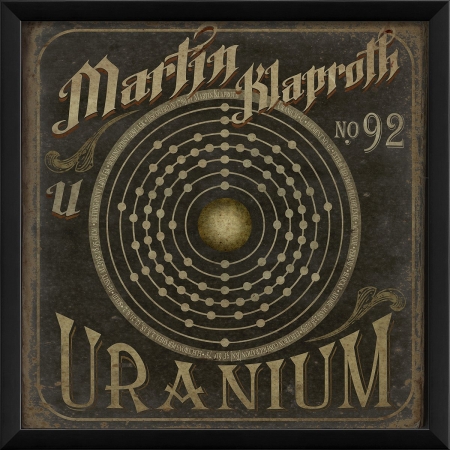 19288 Klaproth No 92 Uranium Radioactive Element Ready to Hang Artwork