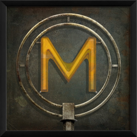 Paris Metro Decorative Sign