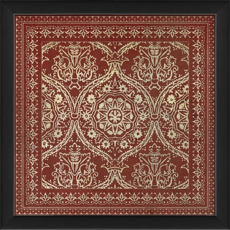 Tile 1 Ready to Hang Artwork - Red - Framed - Giclee Print