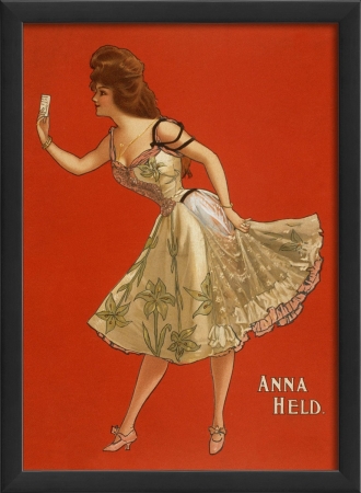 Picture of The Artwork Factory 55001 Anna Held Vintage Poster Ready to Hang Artwork