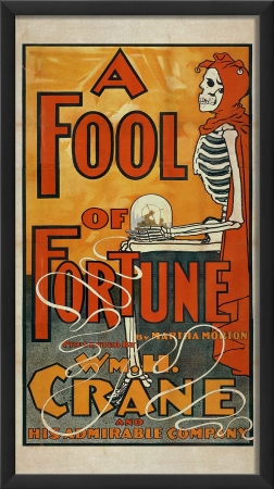 Picture of The Artwork Factory 55015 A Fool of Fortune Vintage Poster Ready to Hang Artwork