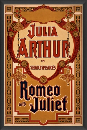 Picture of The Artwork Factory 55027 Romeo and Juliet Vintage Poster Ready to Hang Artwork