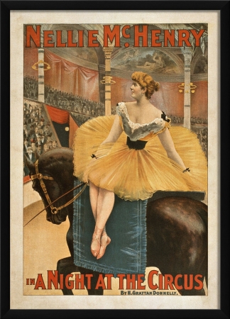 Picture of The Artwork Factory 55037 A Night at The Circus Vintage Poster Ready to Hang Artwork