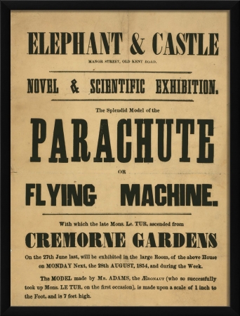 Picture of The Artwork Factory 55043 Elephant and Castle Novel and Scientific Exhibition Vintage Poster