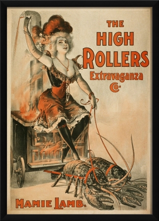 Picture of The Artwork Factory 55047 The High Rollers Extravaganza Co Vintage Poster Ready to Hang Artwork