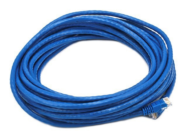 Cat6 24AWG UTP Ethernet Network Patch Cable, 30 ft. - Blue