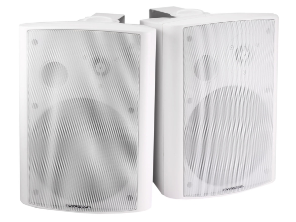Picture of Monoprice 7496 25 Watts 2-Way Active Wall Mount Speaker&#44; White