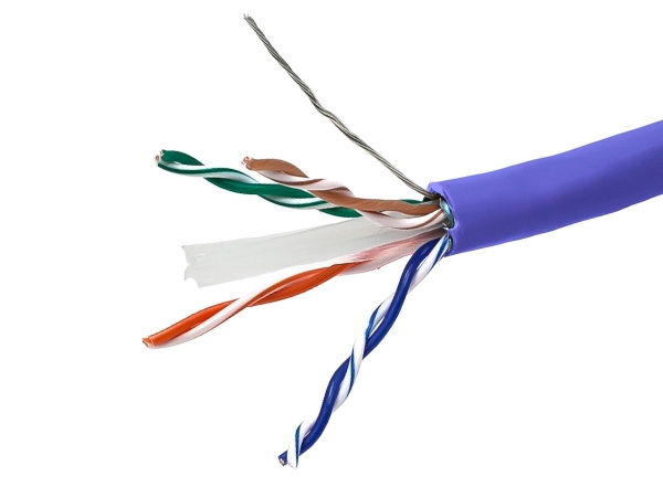 Cat6a 1000 ft. Solid Ethernet Cable - Blue - 23AWG - Foil Shielded