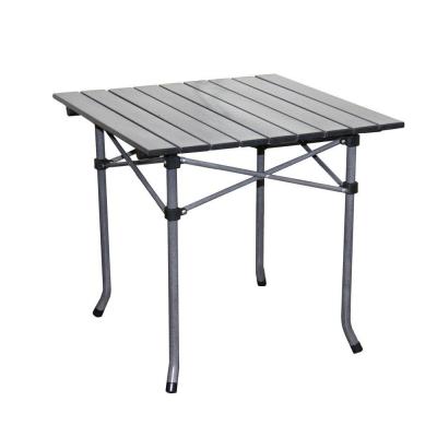 Picture of ORE International M61618 19.75 H x 21 L in. Aluminum Roll Slate Dove Gray Kids Table