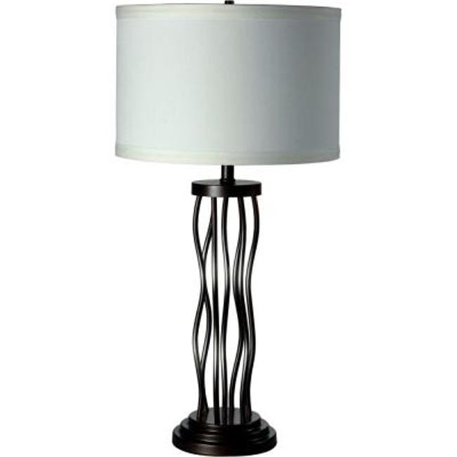 ORE International 6234A Metal Curves Table Lamp