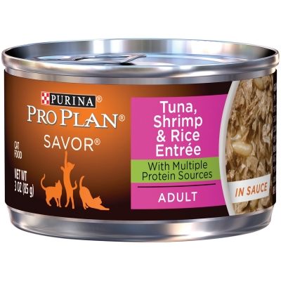 NP17032 Pro Plan Tuna Shrimp & Rice Entree, 3 oz. Cans