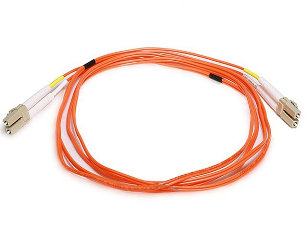 Picture of Monoprice 2617 Fiber Optic Cable LC OM1 Multi Mode Duplex - Orange
