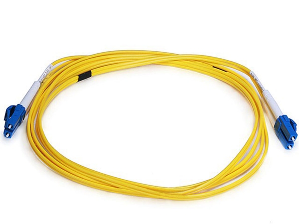 Fiber Optic Cable-LC-LC-Single Mode-Duplex - Yellow - 2 meter 9-125 Type