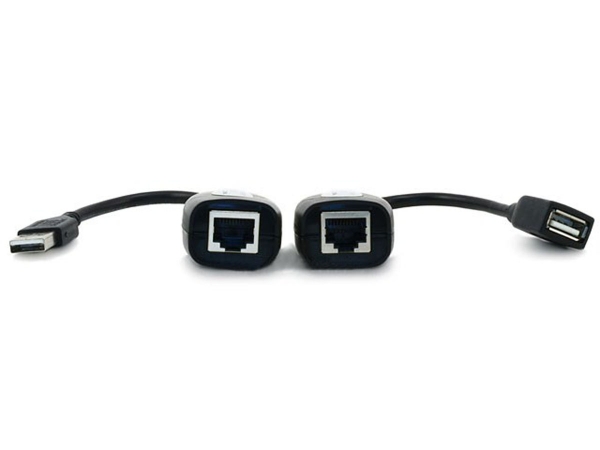 USB Extender - Black - 150 ft - Extends USB Connection over Ethernet