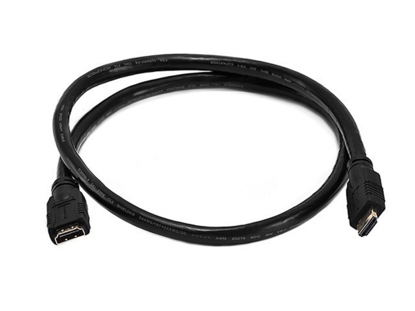 Picture of Monoprice 3341 Commercial Series Premium High Speed HDMI Extension Cable- Black - 3 ft.