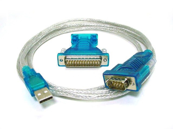 USB to RS232 Converter Cable - Black - 70 in - High-Speed Data Transfer