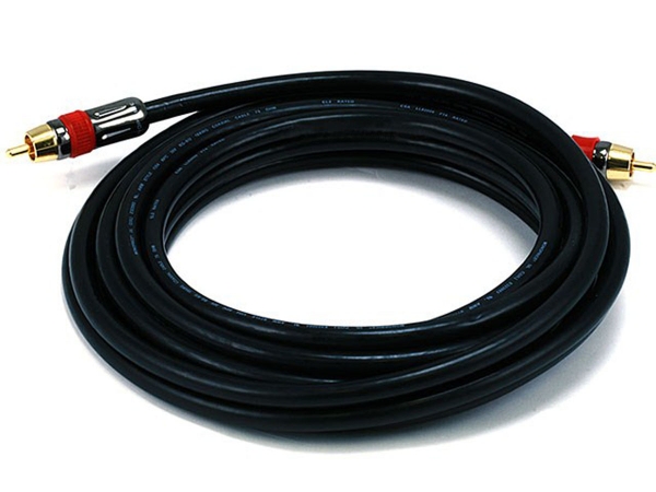 Picture of Monoprice 6306 15 ft. High-quality Coaxial Audio Video RCA CL2 Rated Cable