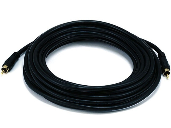 25 ft. Coaxial Audio&Video RCA Cable M&M RG59U 75ohm