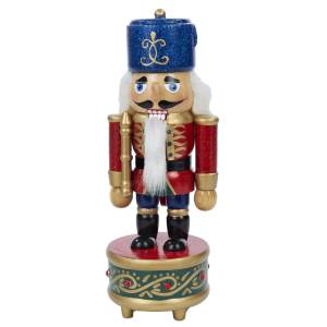 8.5 in. Wooden Musical Soldier Nutcracker