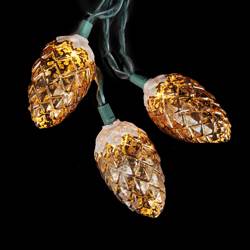 Kurt S. Adler UL4296 10-Light Pinecone Light Set