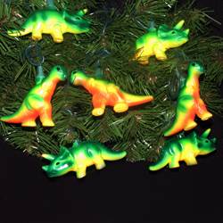 10-Light T-Rex and Styracosaurus Light Set