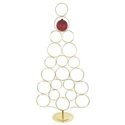 42 in. Gold Metal Tree Rack