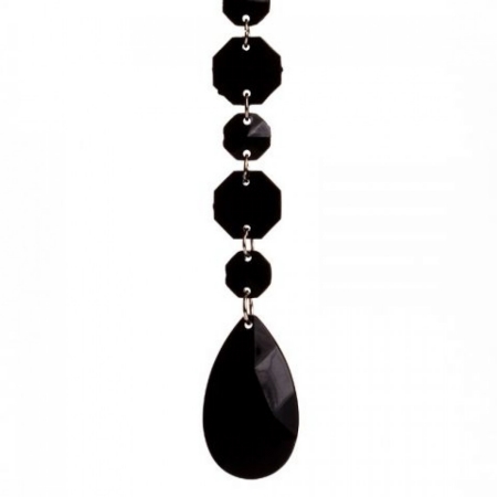Koyal Wholesale 402061 Princess Garland - Matte Black
