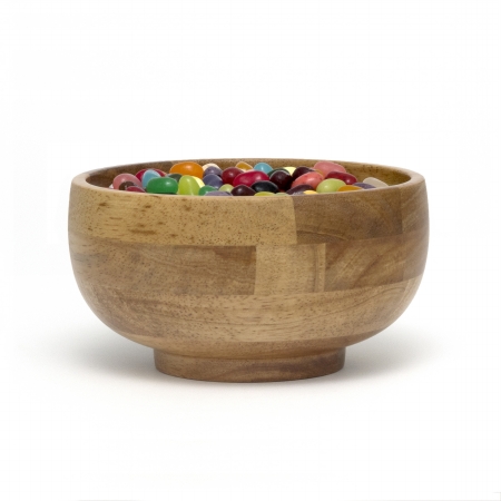 Picture of 'Lipper International 323-4 Oak Finished Footed Rice Bowl, Small