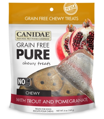 Animal Supply Company CD02335 Pure Trout & Pomegranate Chewy Dog Treats